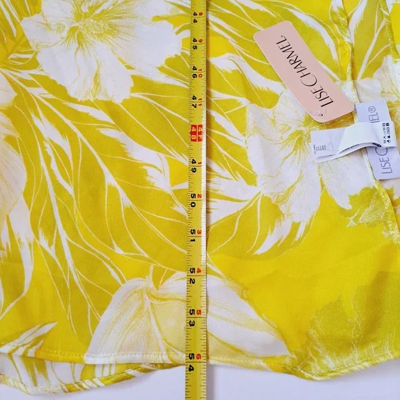 NEW Lise Charmel Floral Yellow Pareo 54